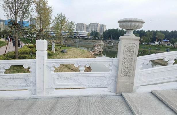 大连河道石栏杆来图定制